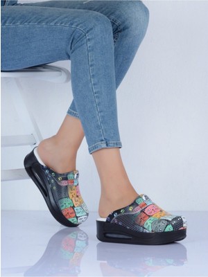 Zenith Sabo Ortopedik Terlik Doktor ve Hemşire Terliği Siyah