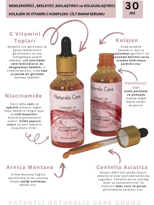Naturalis Collagen ve Vitamin C Complex Cilt Bakım Serumu 30 ml