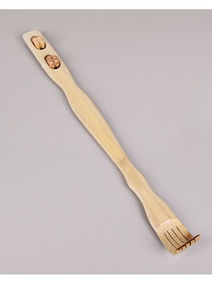 Abe Ahşap Sırt Kaşıyıcı Sırt Kaşıma Aleti Tekerlekli Masaj Aparatlı