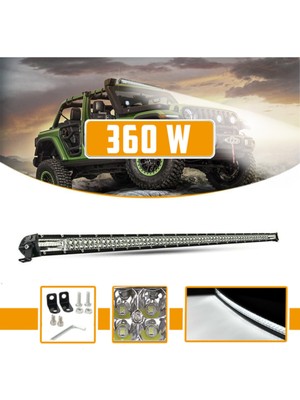 Karva Off Road LED Bar 360W Çift Sıra 96CM Beyaz