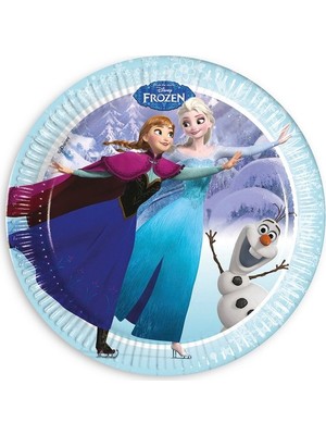 Tatlı Günler Siyah Lale Karlar Ülkesi Anna Elsa Frozen Parti Tabak