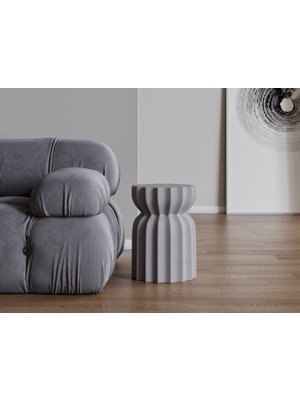 Echo Furniture Tonia Bazalt Gri Sehpa