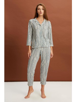 Alexander Gardi Çizgili Pijama Takımı (B22-143USU)