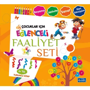 Eğlenceli Faaliyet Seti Turuncu Kitap  - 4 Yaş Üzeri