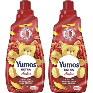 Extra Konsantre Çamaşır Yumuşatıcısı Amber 60 Yıkama 2 x 1,44 lt