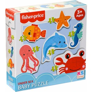 Fisher Price Fp 13412 Fisher Price Baby Puzzle Under Sea 6ın1 Puzzle