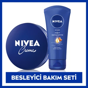 NIVEA Nemlendirici Yüz Kremi 250 ml ve El Kremi,El,Yüz ve Vücut için