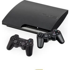 Playstation 3 +Slim Kasa+ 500GB + 180 Oyun+ 2 Sıfır Joistick  +1 Yıl Garanti