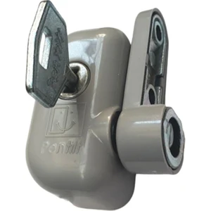 Pentilt Çift Açılım Pvc Pencereler Için Çocuk Emniyet Kilidi Gri