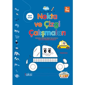 0-6 Yaş Yayınları Nokta ve Çizgi Çalışmaları Mavi Kitap