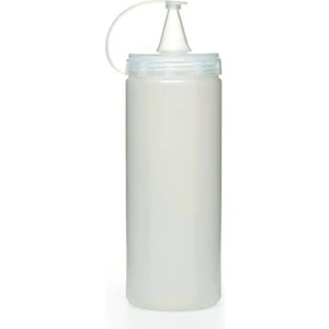 Buffer® Şeffaf Kapaklı Sızdırmaz Yağlık Sosluk Şişesi Plastik Yağdanlık 400 Ml. AP-9028