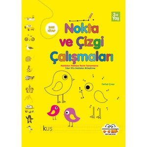 0-6 Yaş Yayınları Nokta ve Çizgi Çalışmaları Sarı Kitap