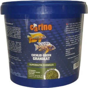 Cichlid Green Granulat Ciklet Balık Yemi 3 kg Kova
