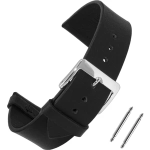 20mm Hakiki Deri Siyah Saat Kordonu