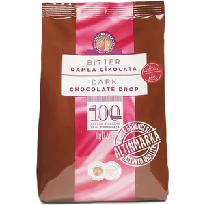 Isıya Dayanıklı Bitter Damla Çikolata 1kg