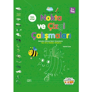 0-6 Yaş Yayınları Nokta ve Çizgi Çalışmaları Yeşil Kitap