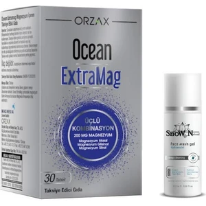 Extramag 30 Tablet + Yüz Temizleme Jeli 100ml Li