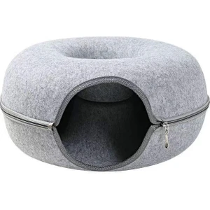 Hainan Shenda Donut Kedi Yatağı - Gri (Yurt Dışından)