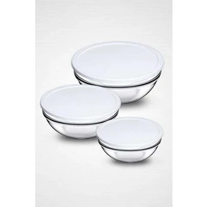 3 Parça 98304 Chefs Kapaklı Saklama Kabı FMA07095