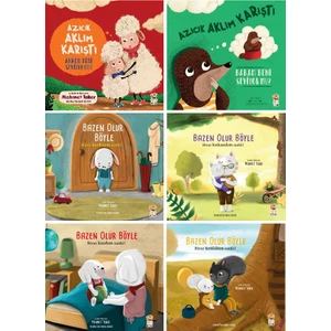 Sincap Kitap Bazen Olur Böyle + Azıcık Aklım Karıştı Serileri 6 Kitap Set - Mehmet Teber KTP