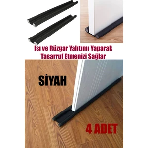 Ankaflex 4 Adet Çift Taraflı Kapı Altı Rüzgar Soğuk ve Haşere Önleyici Isı Yalıtım Süngeri