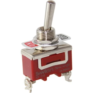 Toggle Anahtar Switch 2p 6A 250 Vac Ø12MM