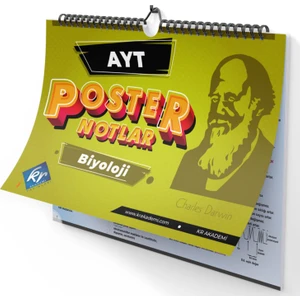 Kr Akademi Yayınları AYT Biyoloji Poster Notlar