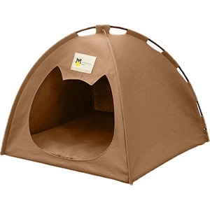 Çıkarılabilir ve Yıkanabilir Çadır Kedi ve Köpek Yatağı - Sarı  (Yurt Dışından)