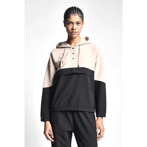 Camel Kadın Kapüşonlu Sweatshirt 22N-2133