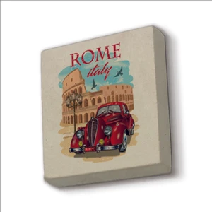 Roma Görseli Baskılı Doğaltaş  MAGNET(KRG-045)