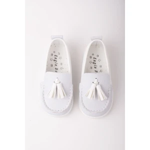 Püsküllü Erkek Bebe Ayakkabı