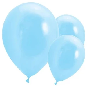 Çıtı Pıtı Store Metalik Açık Mavi Balon 10'lu