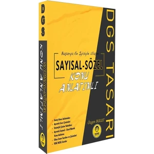 Tasarı Yayınları DGS Sayısal Sözel Konu Anlatımı