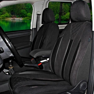 Oto Pandami Fiat Doblo 2 2010-2014 Uyumlu Siyah Ticari Tay Tüyü Koltuk Kılıfı