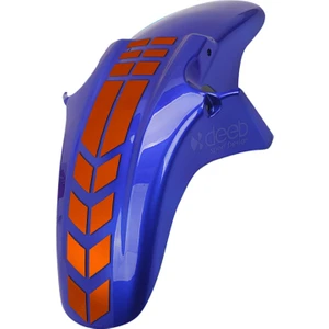 Motosiklet Çamurluk Sticker Turuncu Reklektif Model S - 2 Adet