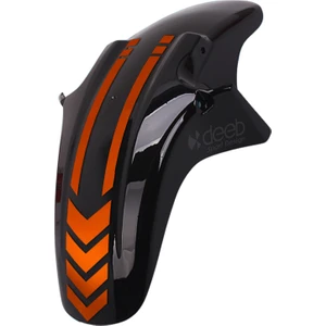 Motosiklet Çamurluk Sticker Turuncu Reklektif Model x - 2 Adet