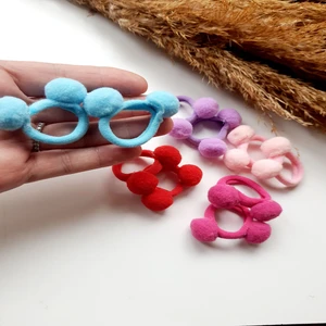 Mia Tokaa 10 Adet Ponponlu Esnek Lastik Toka