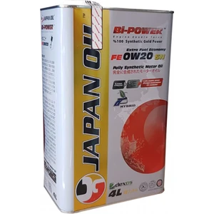 Japan Oil  Bi-Power Tam Sentetik Dexos1 0W-20 4 Lt Motor Yağı ( Üretim Yılı: 2021 )