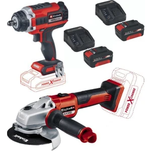 Impaxxo 18/400 Somun Sıkma Axxio 125MM Avuç Taşlama 2X4.0AH Akülü Kömürsüz Set