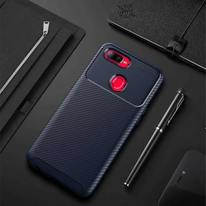 Kip GSM Oppo Ax7 Kılıf Karbon Desenli Yüksek Kalite Negro Silikon Kapak