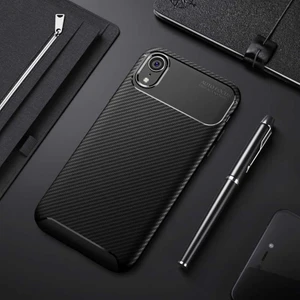 Kip GSM Apple iPhone Xr 6.1 Kılıf Karbon Desenli Yüksek Kalite Negro Silikon Kapak
