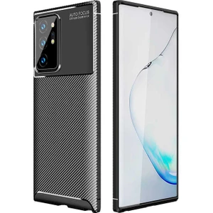 Kip GSM Galaxy Note 20 Ultra Kılıf Karbon Desenli Yüksek Kalite Negro Silikon Kapak