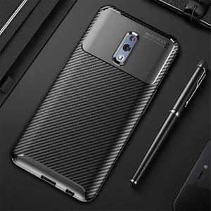 Kip GSM Oppo Reno Kılıf Karbon Desenli Yüksek Kalite Negro Silikon Kapak