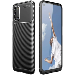 Kip GSM Oppo A52 Kılıf Karbon Desenli Yüksek Kalite Negro Silikon Kapak