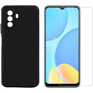 Huawei Nova Y70 Kılıf Mat Esnek Silikon Kapak + Kırılmaz Cam Ekran Koruyucu