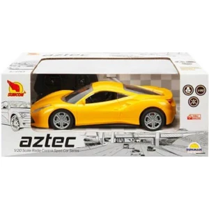 1:20 Uzaktan Kumandalı Aztec Spor Araba 20 Cm. - Sarı