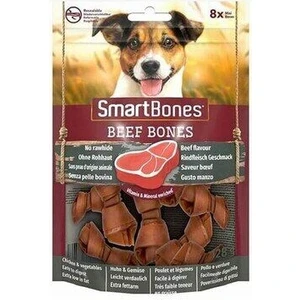 Smart Bones Smartbones Sığır Etli Mini Düğüm Kemik Köpek Ödülü 8'Li 128 G