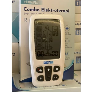 Combo Bataryalı Şarj Edilebilir Tens Ems Masaj Cihazı Aleti + Hediye