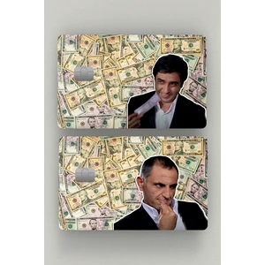 Kurtlar Vadisi Polat & Memati 2'li Kredi Kartı & Akbil Sticker Kaplama