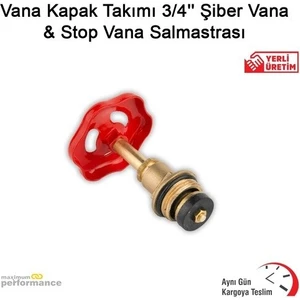 Htm Yapı Kalite - Vana Kapak Takımı 3/4' Şiber Vana & Stop Vana Salmastrası